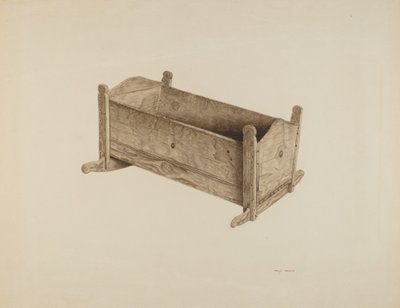Culla a scatola, c. 1939 da Mary Hansen
