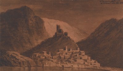 Tournon di fronte a Teint sul Rodano da Mary Harcourt