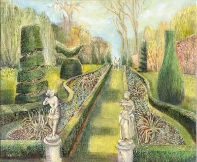 Il lungo giardino, Cliveden, statue da Mary Kuper