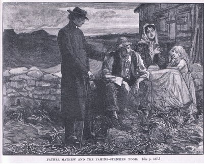 Padre Matthew e i poveri affamati AD 1845 da Mary L. Gow