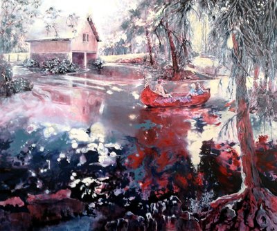 Casa della barca e lago di Elvaston da Mary Smith