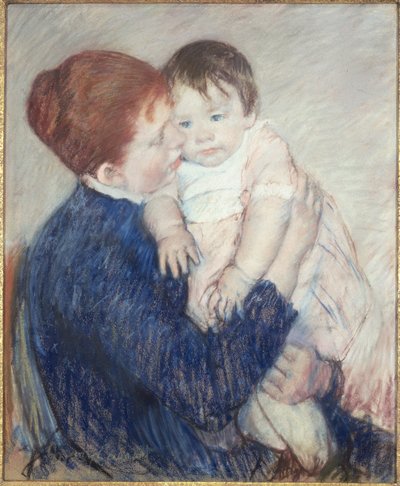 Agata e il suo bambino da Mary Stevenson Cassatt