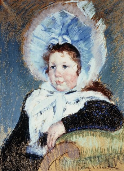 Dorothy con un cappello molto grande e un cappotto scuro, c.1904 da Mary Cassatt