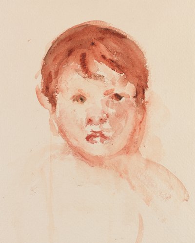 Testa di bambino, fine XIX-inizio XX secolo da Mary Stevenson Cassatt