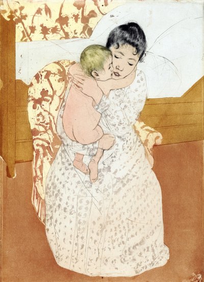 Carezza materna 1891; di Mary Cassatt da Mary Stevenson Cassatt