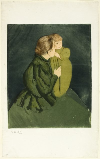 Madre e bambino contadini, c.1895 da Mary Stevenson Cassatt