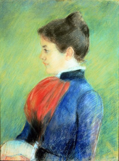 Profilo di una Donna con un Jabot da Mary Stevenson Cassatt