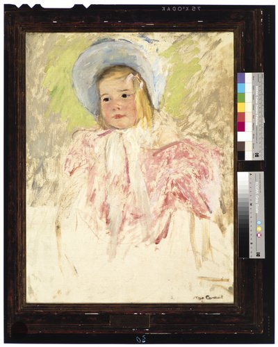 Simone con un Cappellino Blu (No. 1), c.1903 da Mary Stevenson Cassatt