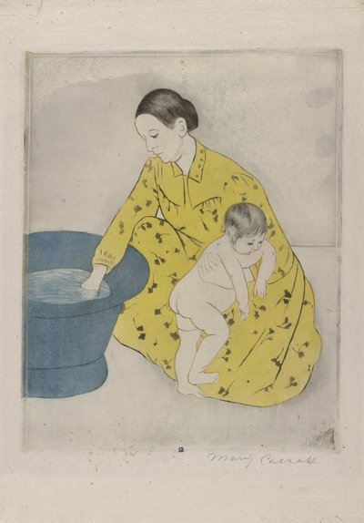 Il bagno, 1890-91 da Mary Cassatt