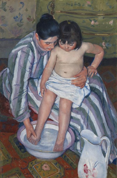 Il bagno del bambino da Mary Stevenson Cassatt