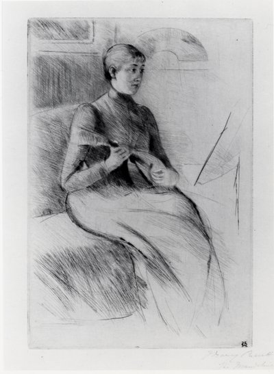 Il suonatore di mandolino da Mary Stevenson Cassatt