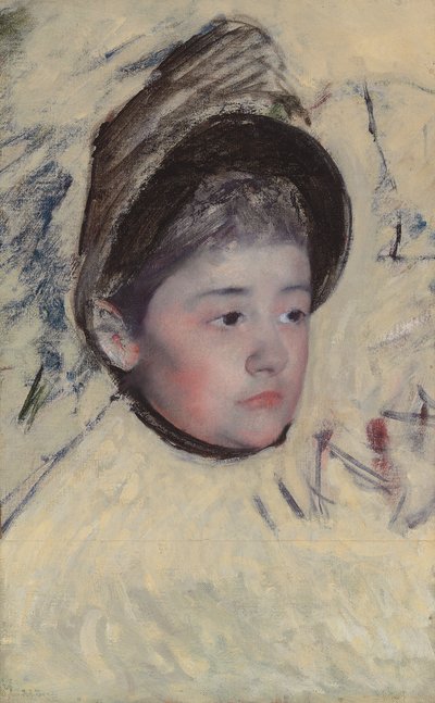 Donna con cappello, c.1889 da Mary Cassatt