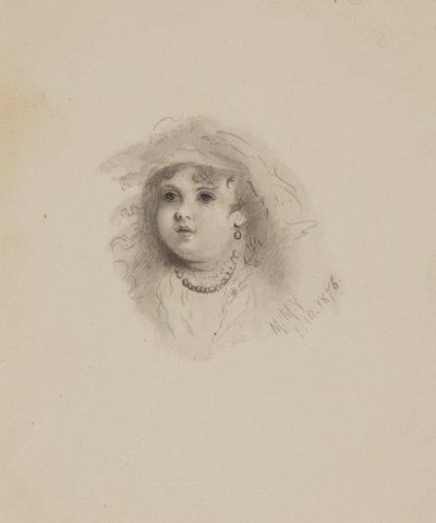 Testa di bambino senza titolo, 1876 da Mary Vaux Walcott