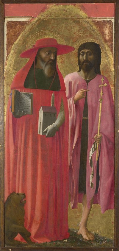 Santi Girolamo e Giovanni Battista, ca 1428-1429 da Masaccio Masolino