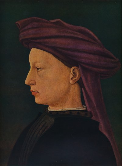 Ritratto di profilo di un giovane uomo da Masaccio Tommaso