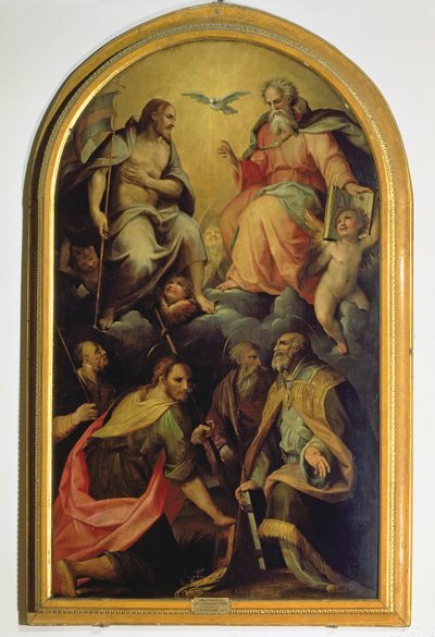 La Santissima Trinità con Santi da Maso da San Friano