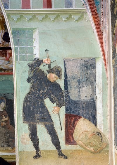 La decapitazione di Giovanni Battista da Tommaso Masolino da Panicale