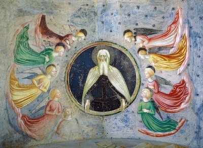 Dio Padre circondato da angeli. 1435 da Tommaso Masolino da Panicale