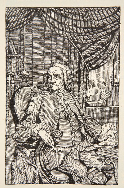 Franklin, copia di Boris Mestchersky (m.1957) illustrazione da 