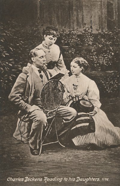 Charles Dickens che legge alle sue figlie da Mason and Co.