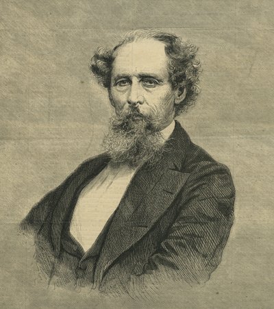 Charles Dickens, per Harpers Weekly da Mason and Co.