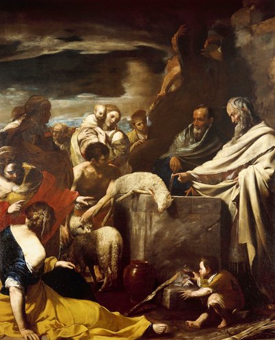 Sacrificio di Mosè da Massimo Stanzione