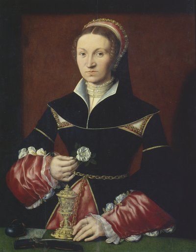 Ritratto di una signora, 1536 da Master A.W.