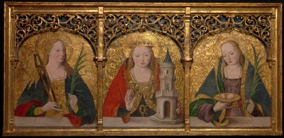 Sante Apollonia, Barbara e Agata da Master Alejo