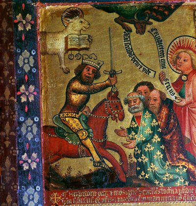 Dipinto che mostra il martirio di San Pietro e San Paolo, XIV secolo da Master Bertram of Hamburg