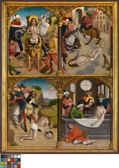 La Leggenda di San Giorgio, c.1500-10 da Master Bruges