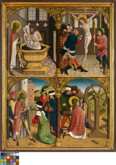 La Leggenda di San Giorgio, c.1500-10 da Master Bruges