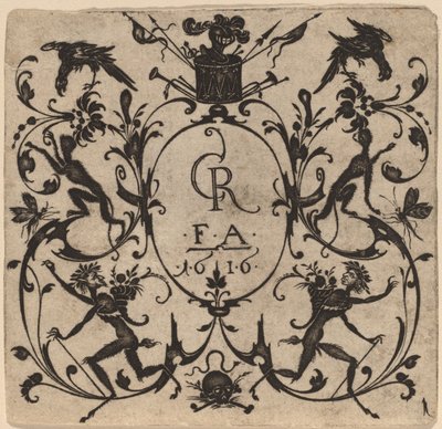 Ornamento con Grottesco da Master CR