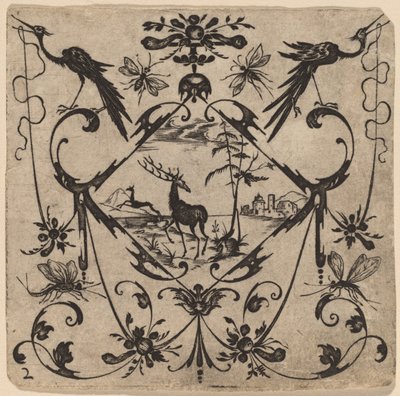 Ornamento con Grottesco da Master CR