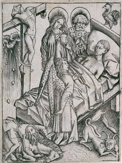 Consolazione attraverso la fiducia, c. 1460 da Master ES