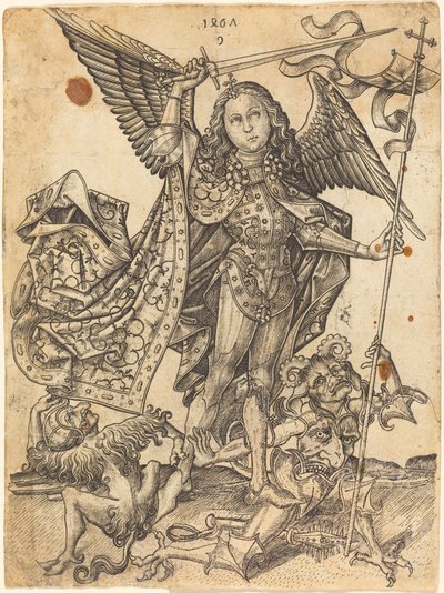 San Michele che sconfigge i diavoli da Master E.S.