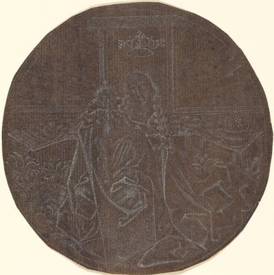 La Madonna e il Bambino in un Giardino da Master E.S.