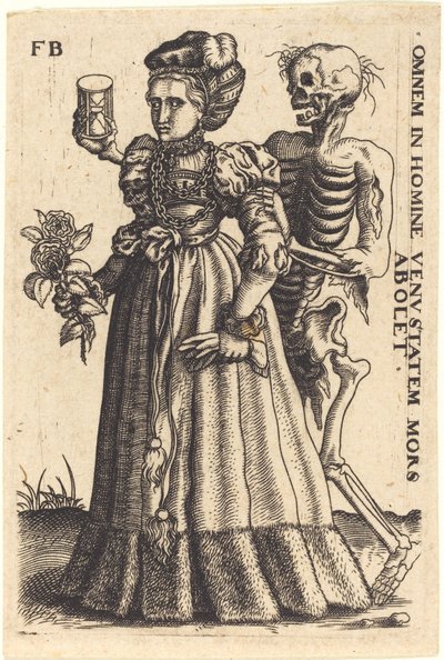 Giovane donna e la morte da Master F.B.