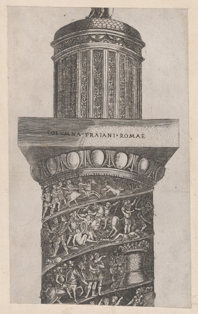 Speculum Romanae Magnificentiae: La parte superiore della Colonna Traiana, che mostra l