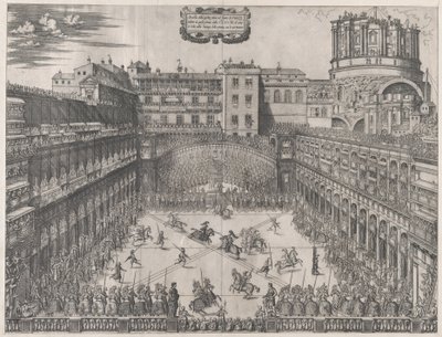 Speculum Romanae Magnificentiae: Torneo Vaticano, 1565 da Master HCB