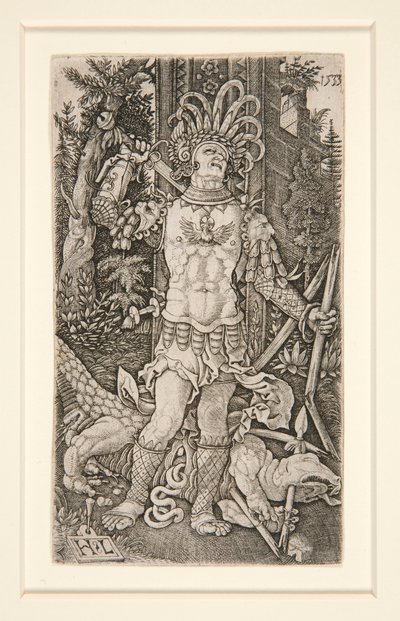 San Giorgio uccide il drago da Master H. L.