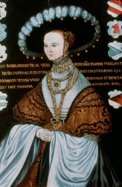 Margareta Eriksdotter Vasa (dettaglio), XVI secolo da Master Hillebrandt