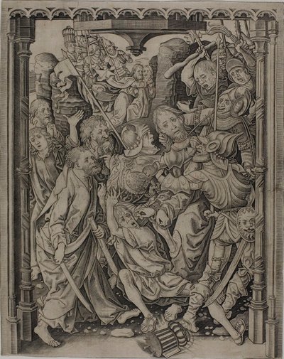 Cristo catturato da Master I.A.M. of Zwolle