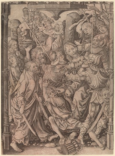 Il tradimento di Cristo da Master I.A.M. of Zwolle