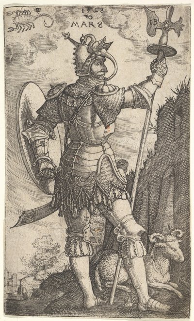 Marte da Gli Dei che Presiedono il Pianeta, 1528 da Master I.B.
