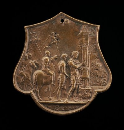 Muzio Scevola, seconda metà del XV secolo da Master IO.FF.