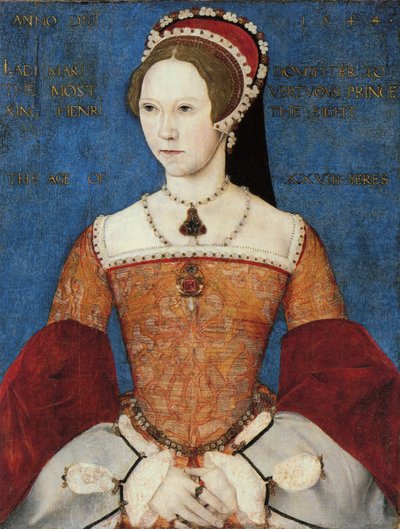 Ritratto di Maria I o Maria Tudor (1516-58), figlia di Enrico VIII, all