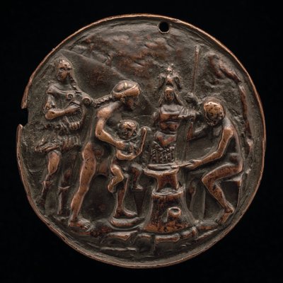 Apollo, Venere, Marte e Vulcano, c. 1500 da Master M.C.