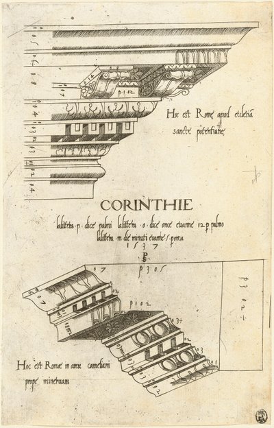 Entablatures da Santa Pudenziana e l