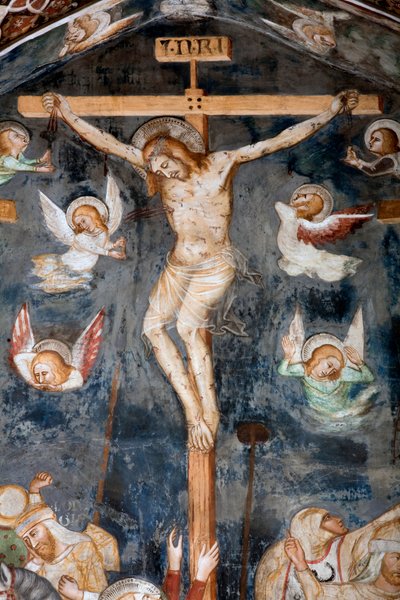 La Crocifissione (dettaglio) da Master Trecentesco of Sacro Speco School