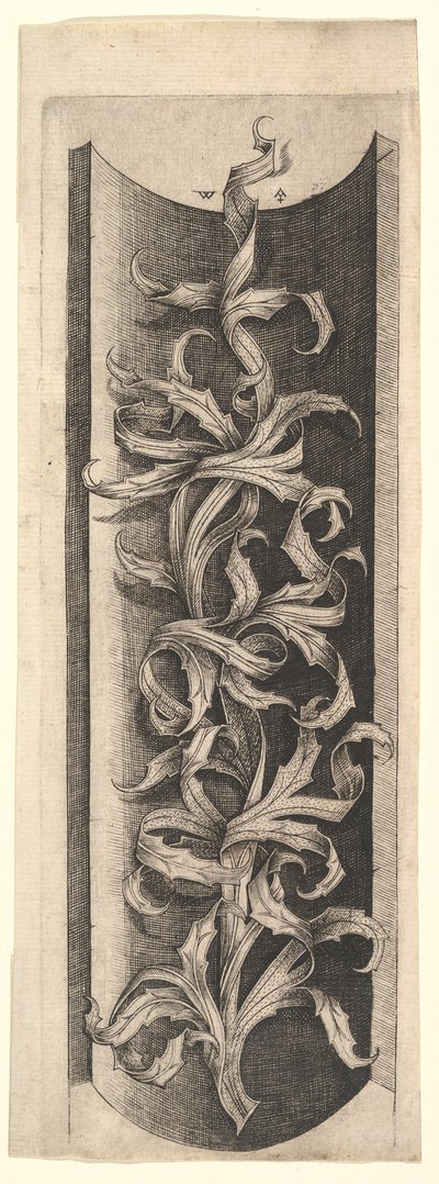 Ornamento fogliato da Master W. with the Key